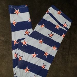Stripes and stars leggings